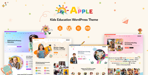 AforApple – Kinderbildung und LMS-WordPress-Layout